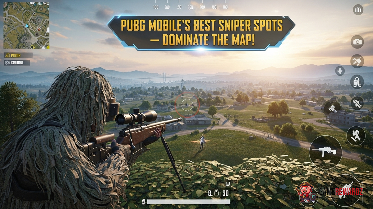 PUBG Mobile's Best Sniper Spots – Dominate the Map!
